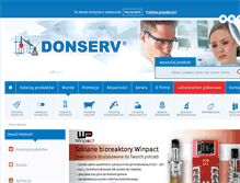 Tablet Screenshot of donserv.pl